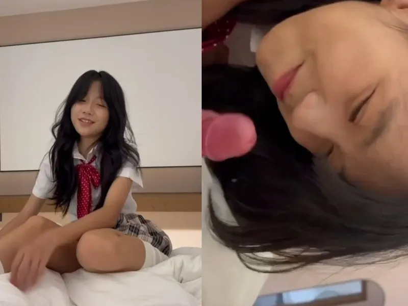 Em loli dễ thương mút chuối biến em thành con đào dâm dục p1